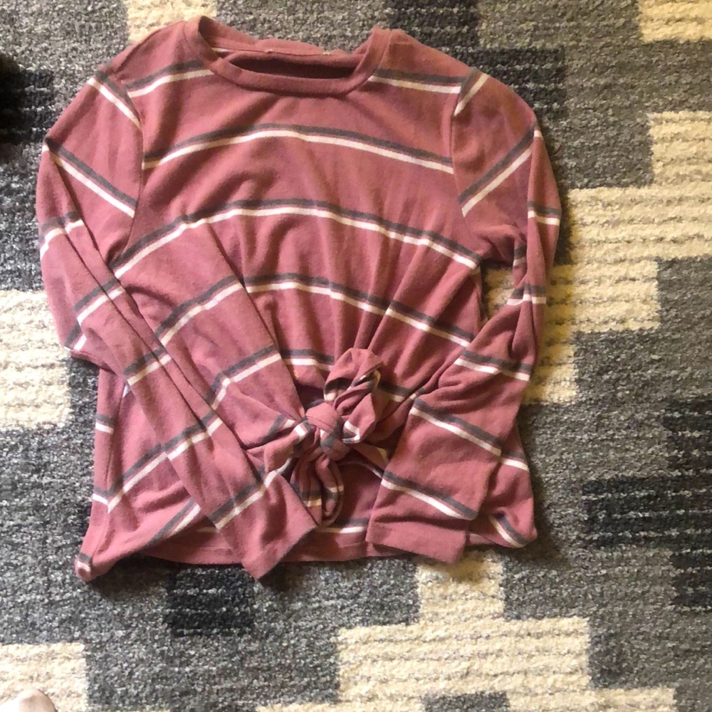 Soft falls weather with white and grey stripes